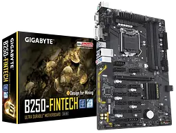 Материнська плата Gigabyte GA-B250-FinTech LGA 1151v1 (GA-B250-FinTech) Б/В