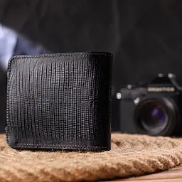 Чоловічий шкіряний портмоне Canpellini 11х9,5х1 см acs0025028 - мініатюра 7