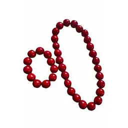 Набір намисто-браслет 161 Червоний (2000989205418A)