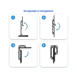 Підставка до планшета Dynamode smartphones/tablets 4-13 inches (PH-Stand-02 black) - мініатюра 8