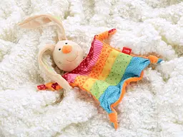 М'яка іграшка-обіймашка Sigikid Rainbow Rabbit Кролик (40576SK) - мініатюра 5