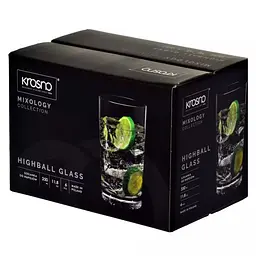 Набір високих склянок Krosno Mixology скло 350 мл 6 шт. (904962) - мініатюра 3