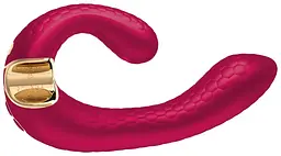 Вібратор Shunga Miyo Intimate 18.5 см малиновий - мініатюра 3