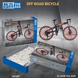 Конструктор велосипед  ZHEGAO OFF-ROAD BICYCLE спортивний офф- роад  258 деталей - мініатюра 8