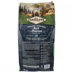 Сухий корм Carnilove Adult Duck & Pheasant 12 кг з качкою та фазаном для дорослих собак усіх порід - мініатюра 4