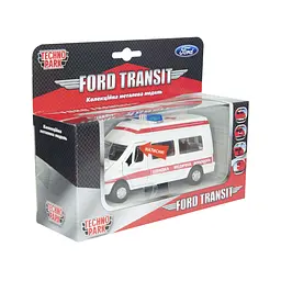Автомодель Technopark Ford Transit Реанімація, білий (SB-13-02-1U) - мініатюра 4
