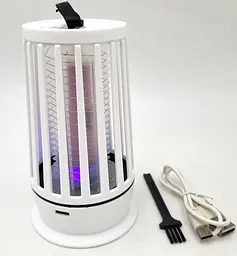 Лампа для комарів акумуляторна 5W від USB 2в1 LED світильник нічник і Електрична пастка знищувач комах 13см UKC Mosquito Killer Lamp LY-851 - мініатюра 4