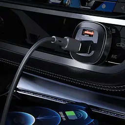 АЗП Acefast B3 PD66W+QC4.0 (1USB-A/2C) Black - мініатюра 4