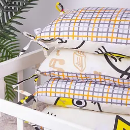 Подушка-борт MirSon Kids Time 18-0007 Cool Cat захисна бежева 4 шт. - мініатюра 5