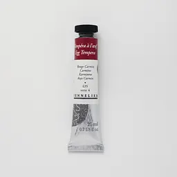 Фарба темперна Sennelier 21 мл, професійна, S4, Червоний кармін (Carmine Red)