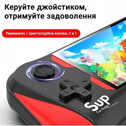 Ігрова консоль-приставка з додатковим джойстиком dendy SEGA SUP X7M 500 ігор - мініатюра 5
