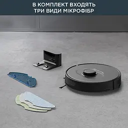 Робот-пилосос Rowenta X-Plorer Serie 75 вологе прибирання автон. робота до 120 хв НЕРА управління через смартфон чорний - мініатюра 5