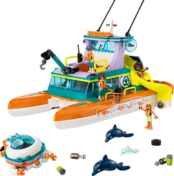 Конструктор LEGO Friends Човен морської рятувальної бригади, 717 деталей (41734) - мініатюра 2