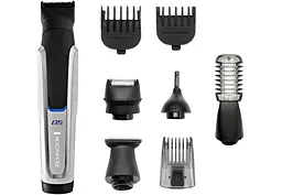 Набір для стрижки Remington G5 Graphite series для бороди, вусів, голови і тіла, акум., роторний мотор, насадок-9, кейс, сріблястий - мініатюра 2