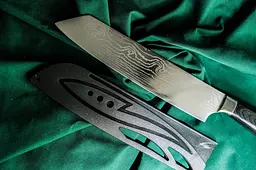 Ніж kiritsuke Damascus DK-SS 6304 AUS-10 Дамаська сталь - мініатюра 8