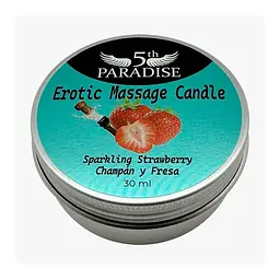 Арома свічка Erotic Massage Candle Sparkling Strawberry 30ml 5th Paradise 810-00113 102481 - мініатюра 2