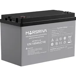 Акумуляторна батарея Marsriva AGM Gel 12V 100 Ah (MR-PBD12-100) - мініатюра 3