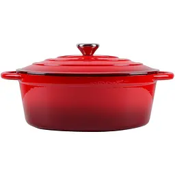 Гусятниця (ростер) чавунна Ringel Essen з кришкою 4.5 л (30х23 см) (RG-2308-30) - мініатюра 2