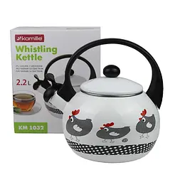 Чайник зі свистком Kamille KM-1032 2,2 л - мініатюра 9