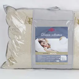 Подушка ТЕП Dream Wool з овечою вовною 70x70 бежева - мініатюра 8