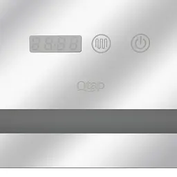 Дзеркало Qtap Mideya 800x800 з LED-підсвічуванням Touch, з антизапотіванням, з годинником, диммером яскравості QT2078NCF8080W - мініатюра 5