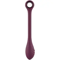 Вібратор Dreamtoys Glam Bendable G-Spot Vibe 22 см бордовий