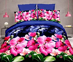 Комплект постельного белья от украинского производителя Polycotton Двуспальный 90932 - миниатюра 3