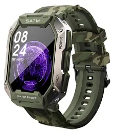 Смарт-годинник Lemfo C20 силіконовий ремінець Camouflage green (16352) - мініатюра 2