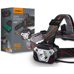 Налобний світлодіодний ліхтарик Videx 1400Lm 6500K (VLF-H056) - мініатюра 2