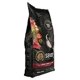 Сухий корм для собак малих порід Savory Small Breed rich in Fresh Turkey&Lamb, зі свіжим м'ясом індички і ягнятиною, 8 кг - мініатюра 3