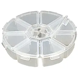 Коробка Meiho Pc-110 Ø110x28mm Clear - мініатюра 2