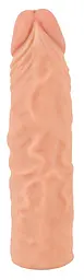 Насадка на пеніс Nature Skin Extension Sleeve 19.5 см тілесний - мініатюра 10