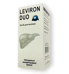 Засіб для відновлення та очищення печінки Leviron Duo
