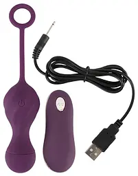 Вагінальні кульки Sweet Smile Remote Controlled, 17 см, фіолетовий - мініатюра 7