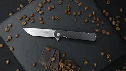 Ніж складаний Firebird D2 78 мм чорний Carbon fibre - мініатюра 9