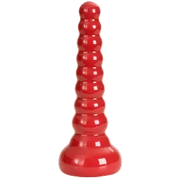 Анальна пробка-втулка Doc Johnson Red Ringer Anal Wand, 21х4.4 см, червоний
