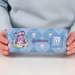 Пенал м'який Kite 6.5х19х3.5 см блакитний (K24-642-11) - мініатюра 3