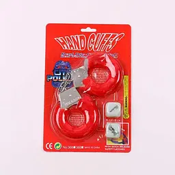 Ігровий набір Hand Cuffes & Cubes з наручниками та кубиками Червоний