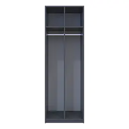 Роздягальня Doros 2-х секційна Графіт 2 ДСП 60х52х180 (40512886) - мініатюра 4