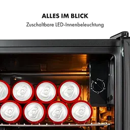 Холодильник для напоїв Klarstein Beersafe XXL Onyx (10034848) - мініатюра 6