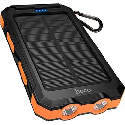 Зовнішній акумулятор Hoco J164 Platinum Solar 8000mAh 10W Black [157758] - мініатюра 2