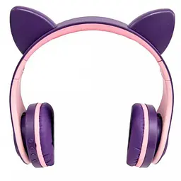 Бездротові дитячі навушники CAT EAR YW-018 з котячими вушками з підсвічуванням - мініатюра 2