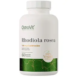 Екстракт родіоли рожевої OstroVit Vege Rhodiola Rosea, 60 капсул для зменщення стресу