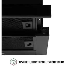 Витяжка телескопічна Perfelli TL 6333 BL 700 LED Glass - мініатюра 5