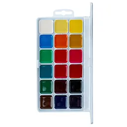 Фарби акварельні Kite Classic 18 кольорів (K-066) - мініатюра 2