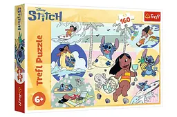 Пазли дитячі 160 елементів "Ліло і Стіч. 15431 Правила Стіча" (Stitch rules), Disney, розмір готової картинки 41х28 см