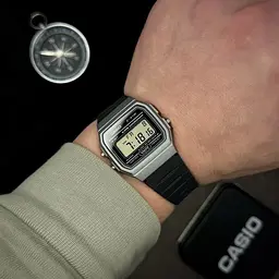 Чоловічий годинник Casio F-91WM-1B Сріблястий ( AT1141-0131 ) - мініатюра 2