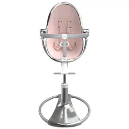 Стільчик для годування Bloom Fresco Silver/Blush pink (E10535-S\U10543-P) - мініатюра 3