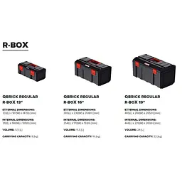 Ящик для інструментів Qbrick REGULAR R-BOX 16 385х230х204 мм 5901238253914 - мініатюра 3