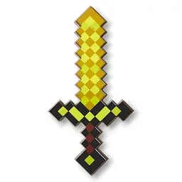 Меч Minecraft Золотий з фанери 26 см (NF02)